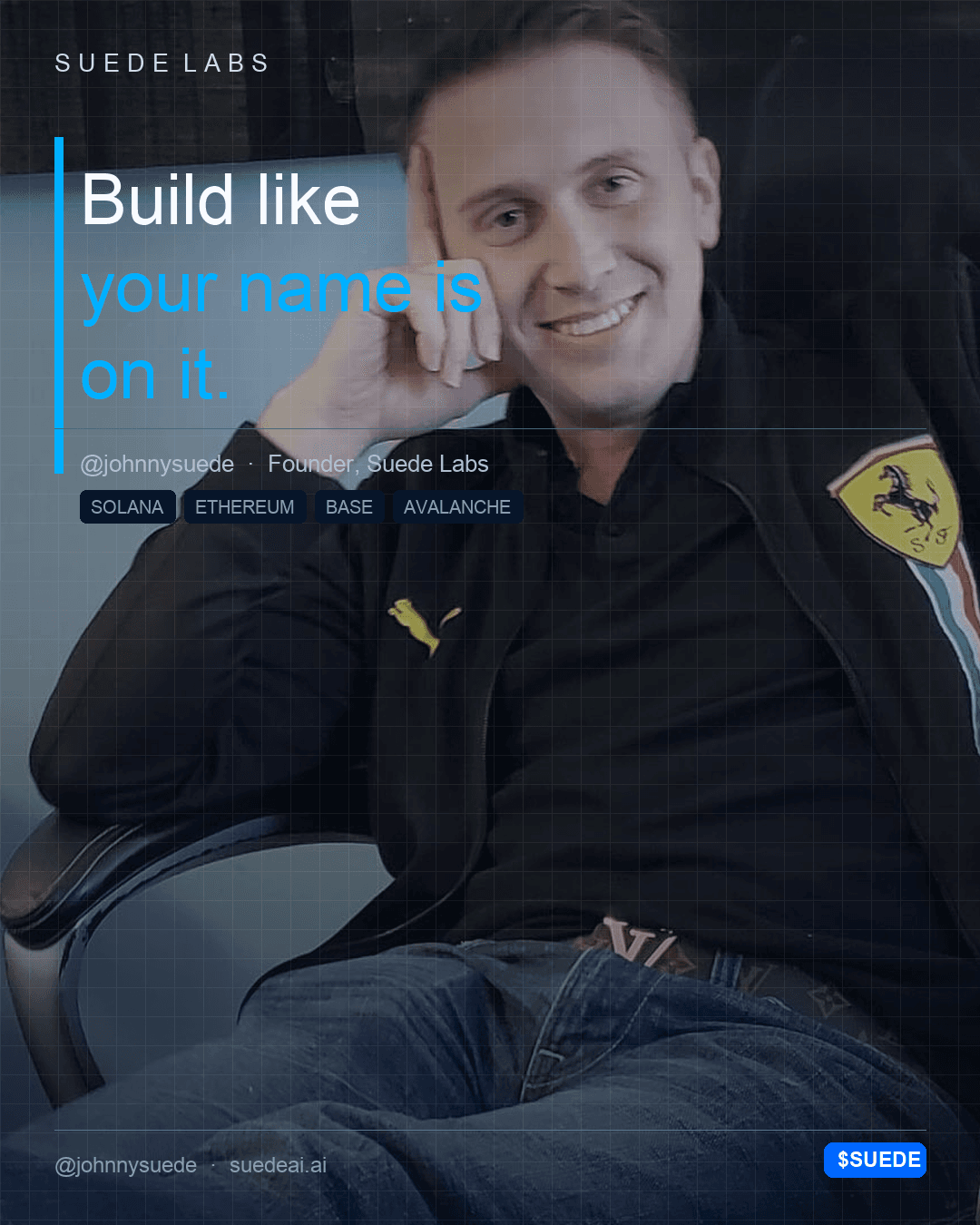 Jason Colapietro, founder of Suede AI rights infrastructure for music creators, seated portrait